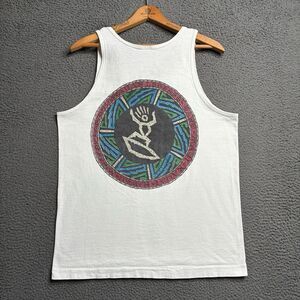 Vintage Hawaiian Legends Tank Top Mens Medium Surfing Single Stitch USA 90s